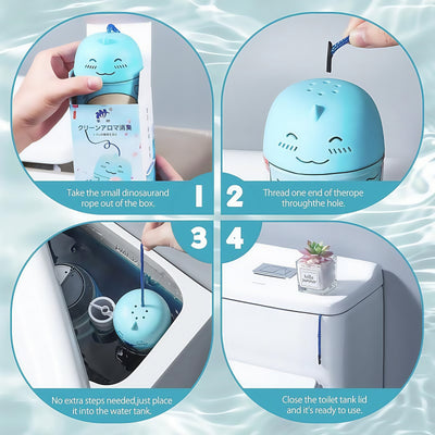 Joysome Air DinoFresh Slow-Release Deodorizer for Toilet Tanks