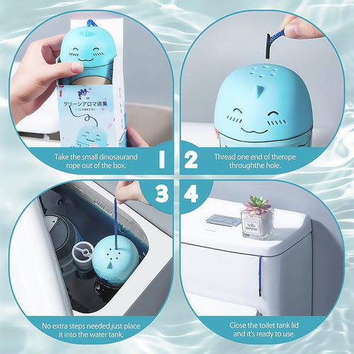 Joysome Air DinoFresh Slow-Release Deodorizer for Toilet Tanks